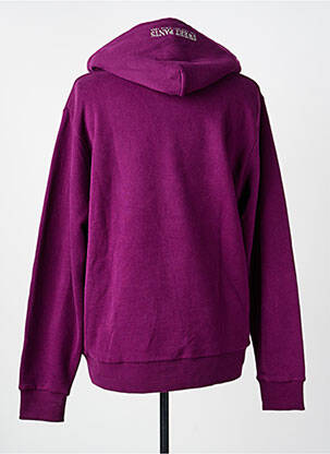 Hanorac cu glugă broderie mâneci lungi violet SWEET PANTS bărbat