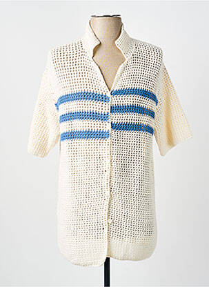 Cămașă cu mâneci scurte bej MAISON LABICHE bărbat