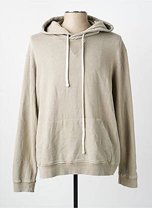 Hanorac cu glugă bej închis SWEET PANTS bărbat