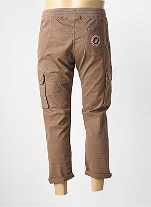 Pantalon cargo talie elastică mărime normală maro SWEET PANTS homme
