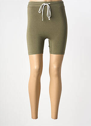 Pantalon de ciclism țesătură jersey mărime normală verde SWEET PANTS femeie