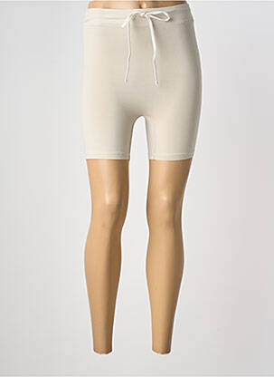Pantalon de ciclism țesătură jersey mărime normală bej SWEET PANTS femeie