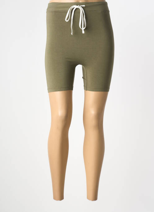 Pantalon de ciclism verde SWEET PANTS femeie