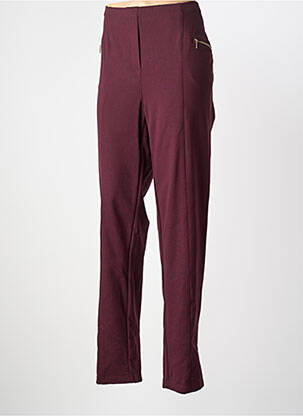 Pantalon slim talie elastică violet GRIFFON femeie