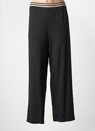 Pantalon drept elasticitate mărime normală negru WALTRON femme