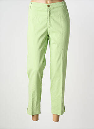 Pantalon 7/8 elasticitate talie joasă verde WALTRON femeie