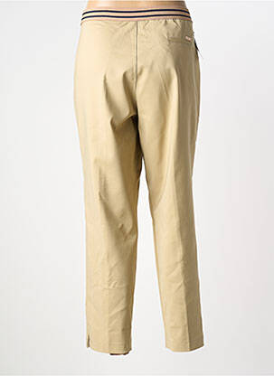 Pantalon 7/8 talie elastică mărime normală bej WALTRON femeie