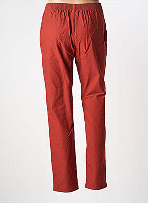 Pantalon slim talie elastică mărime normală portocalie JST FOR MY femeie