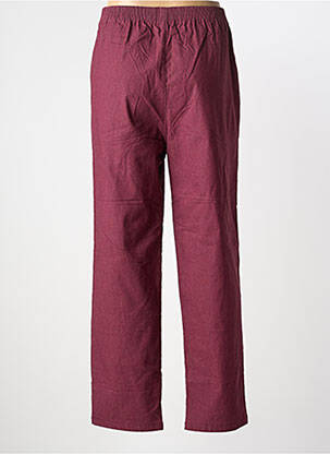 Pantalon slim talie elastică mărime normală roșu JUST FOR MY femeie