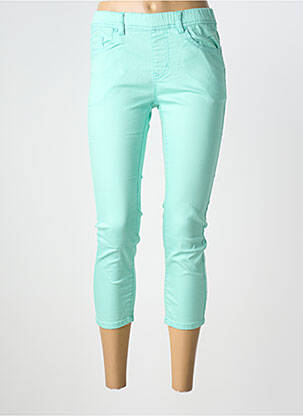 Jegging țesătură poplin mărime normală verde S.QUISE femeie