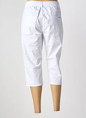 Pantalon 7/8 țesătură poplin mărime normală alb S.QUISE femeie
