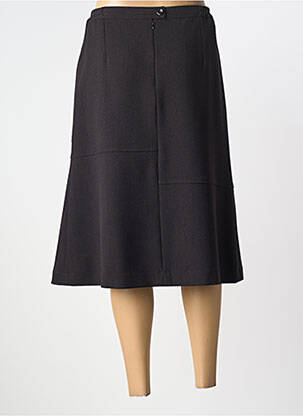 Fustă midi croială evazată negru COUTUREINE femeie