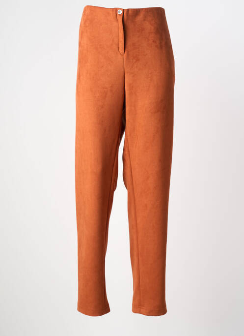 Pantalon slim portocaliu GUY DUBOUIS femeie