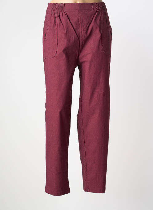 Pantalon slim roșu JUST FOR MY femeie