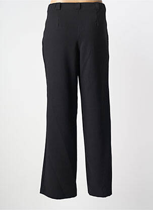 Pantalon drept talie elastică mărime normală negru GRIFFON femeie