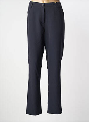 Pantalon slim talie elastică mărime normală albastru PLURIELLES femeie