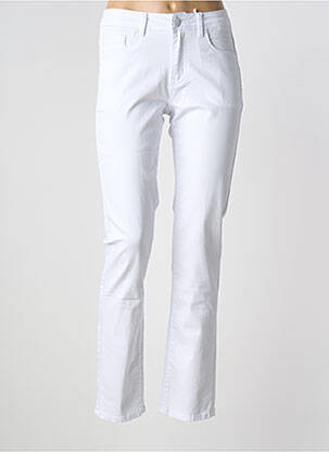 Pantalon slim alb S.QUISE femeie