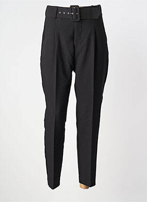 Pantalon slim mărime normală mărime normală negru KALISSON femeie