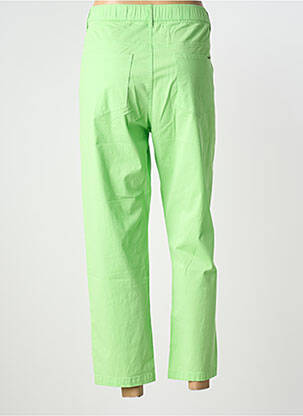 Pantalon 7/8 închidere cu fermoar sub clapetă cu nasturi mărime normală verde S.QUISE femeie
