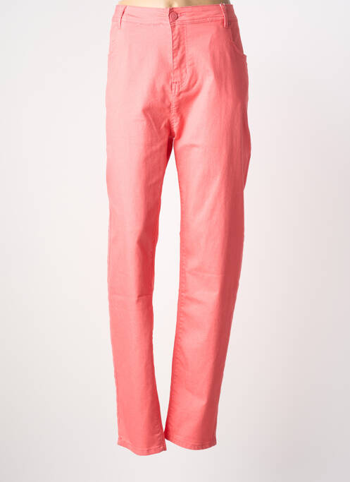Pantalon drept roz S.QUISE femeie