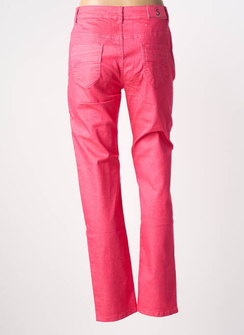 Pantalon slim roz S.QUISE femeie