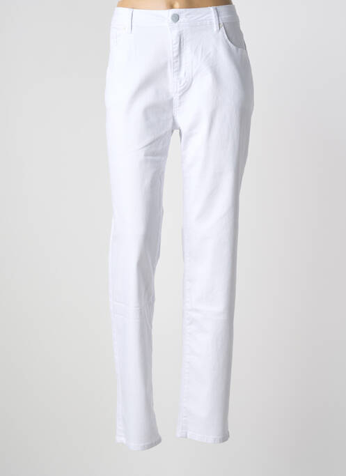 Pantalon slim alb S.QUISE femeie
