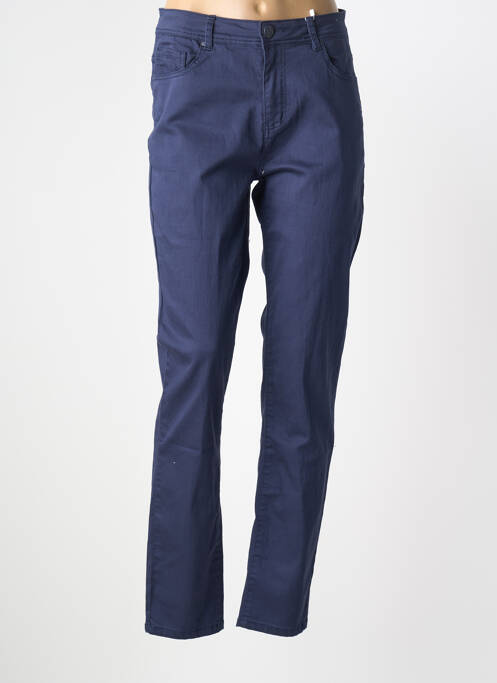 Pantalon slim elasticitate mărime normală albastru S.QUISE femme