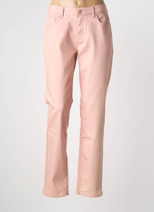 Pantalon slim roz deschis S.QUISE femeie