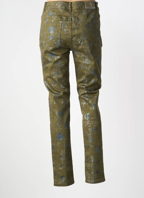 Pantalon slim verde S.QUISE femeie