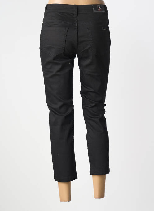 Pantalon trei sferturi negru S.QUISE femeie