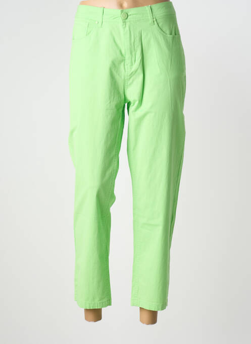 Pantalon 7/8 verde S.QUISE femeie