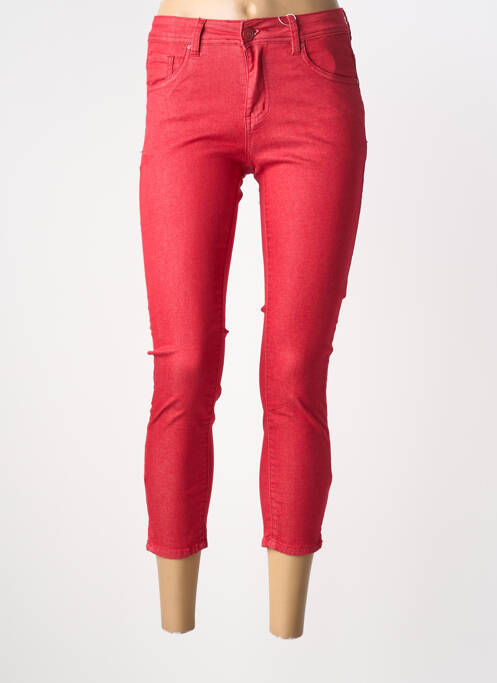 Pantalon trei sferturi roșu S.QUISE femeie