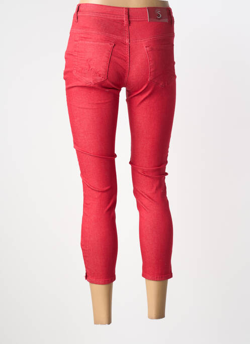 Pantalon trei sferturi roșu S.QUISE femeie