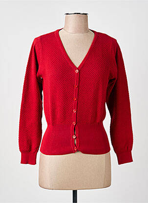 Vestă cu mâneci lungi roșu PRINCESSE NOMADE femeie