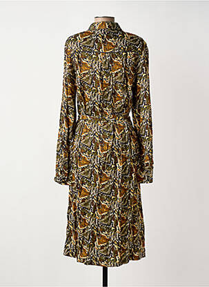 Rochie lungă mâneci lungi mâneci lungi verde FREEMAN T.PORTER femeie