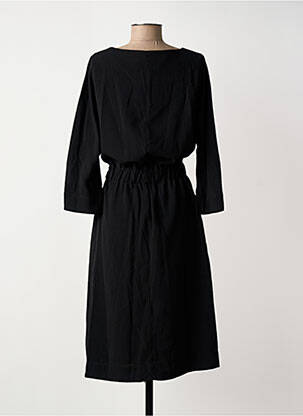 Rochie midi mâneci lungi mâneci lungi negru ARTLOVE femeie
