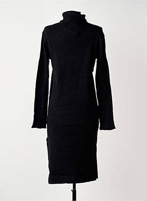 Rochie pulover elasticitate mâneci lungi negru CHERRY PARIS femeie