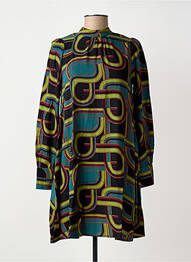 Rochie midi croială fluidă mâneci lungi verde KING LOUIE femeie
