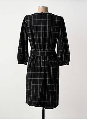 Rochie midi mâneci lungi mâneci lungi negru MADEMOISELLE YEYE femeie