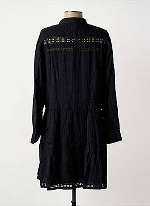 Rochie midi croială fluidă mâneci lungi negru RUE MAZARINE femeie
