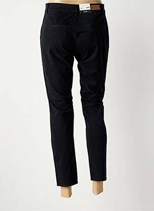 Pantalon 7/8 talie cu cleme mărime normală negru F.A.M. femeie