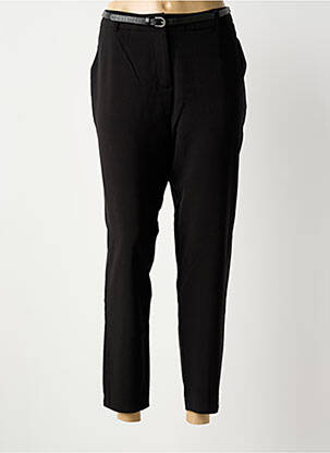 Pantalon 7/8 talie cu cleme mărime normală negru TIFFOSI femeie