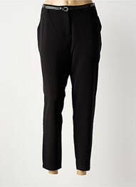 Pantalon 7/8 talie cu cleme mărime normală negru TIFFOSI femeie