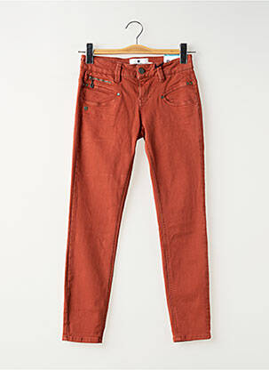 Blugi skinny portocaliu FREEMAN T.PORTER femeie