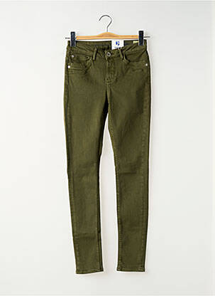 Blugi skinny elasticitate talie joasă verde GARCIA femeie