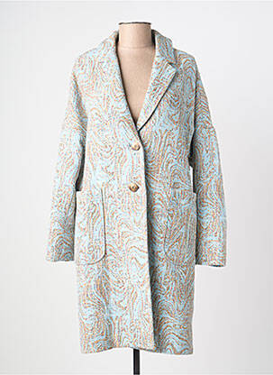 Palton lung albastru RIVER WOODS femeie