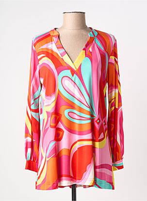 Tunică mâneci lungi portocaliu AU SOLEIL DE ST TROPEZ femeie