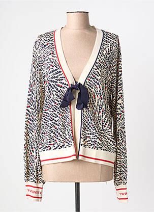 Vestă cu mâneci lungi bej TWINSET femeie