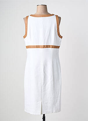 Rochie midi fără mâneci fără mâneci alb CAROLINE BISS femeie
