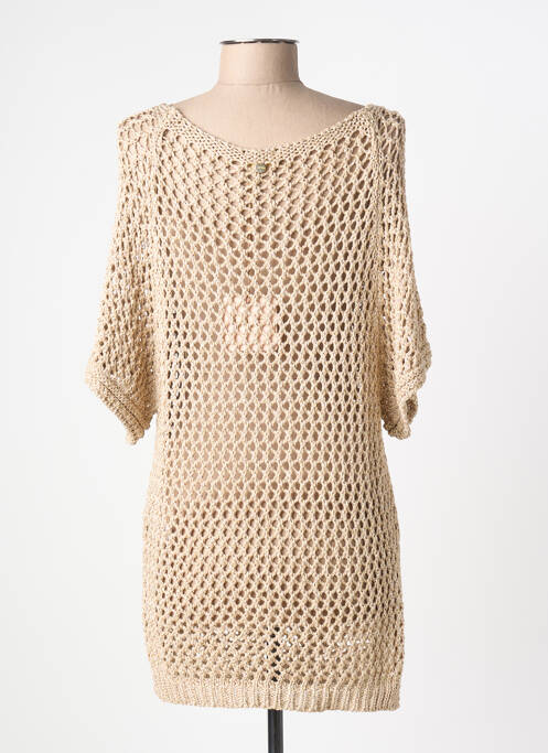 Pulover tunică auriu LIU JO femeie